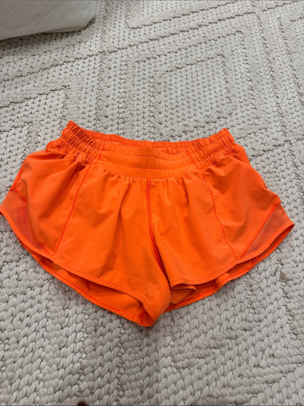 lululemon athletica Neon Orange Women's Athletic Shorts size 4